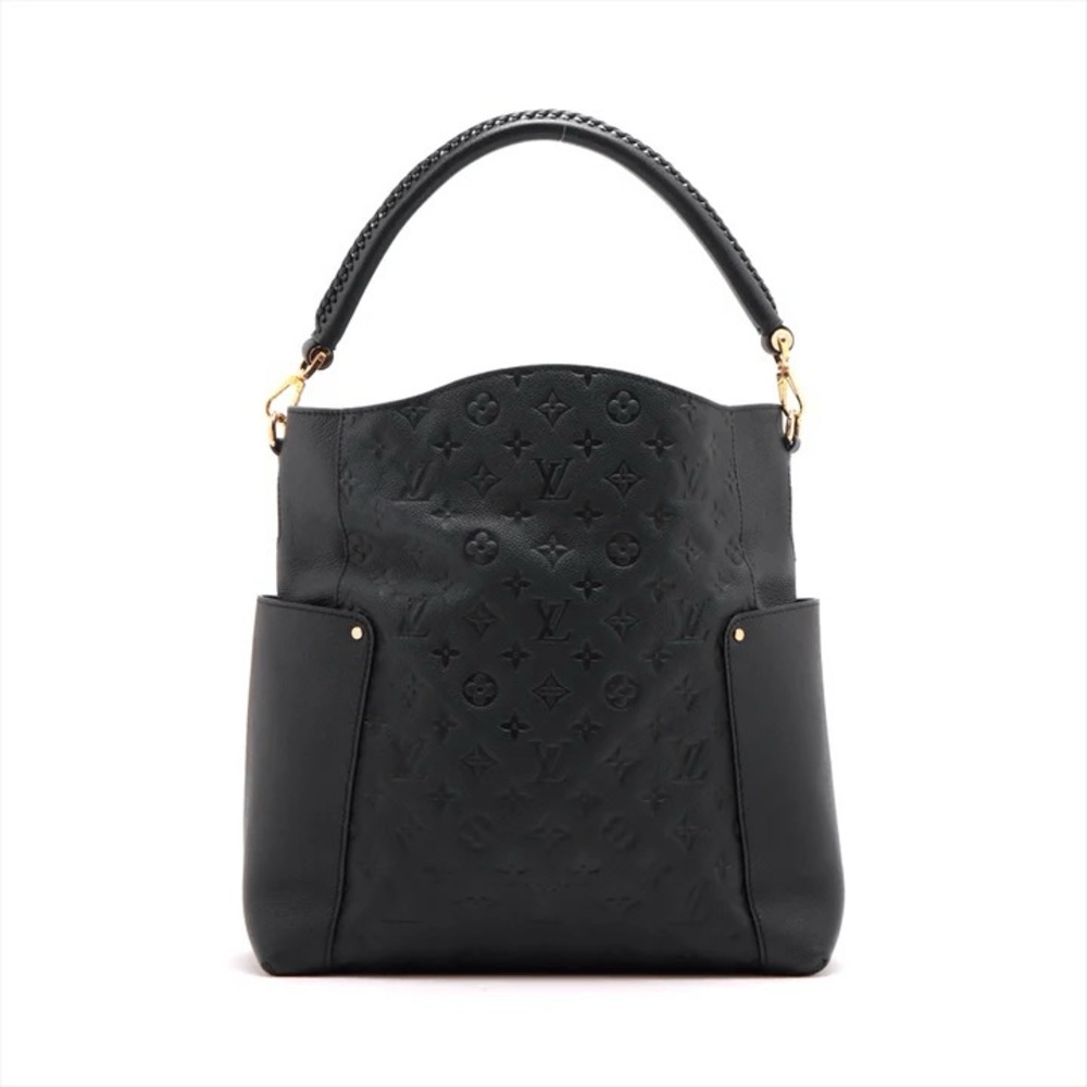 Authentic Louis Vuitton Bagatelle Empreinte NEW black with 2 straps - Picture 12 of 15
